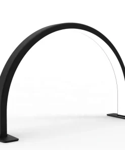 half moon nail lamp large black side