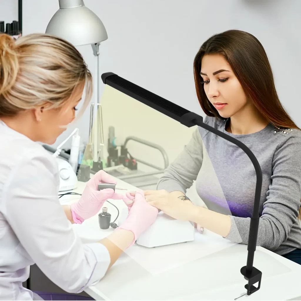 led desk lamp application nail