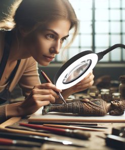 Anwendung der Lupenlampe