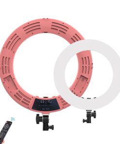18 inch ring light pink seming lighting