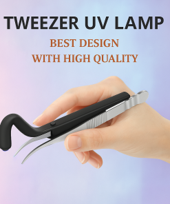 seming tweezer uv lamp for uv eyelash extensions