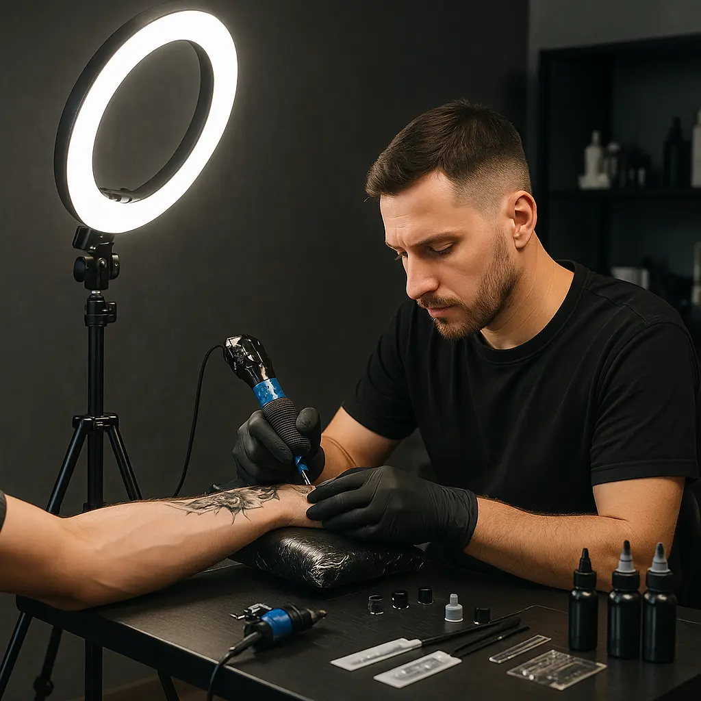 seming tattoo light ring light for tattoo application
