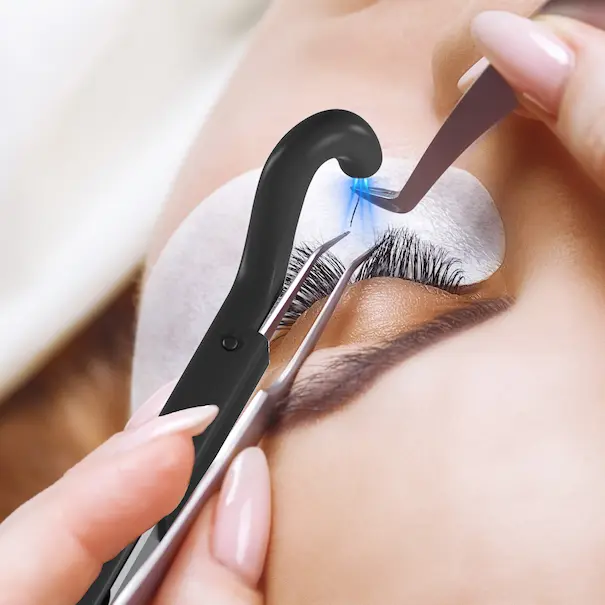 seming pinzetta applicazione lampada uv per estensioni ciglia uv