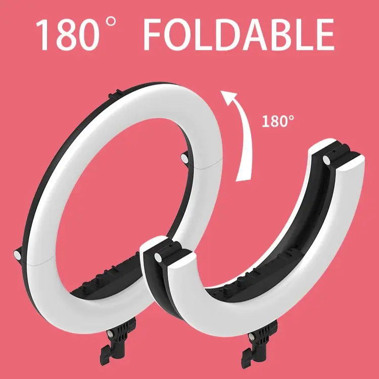 SM206 18 inch foldable ring light foldable