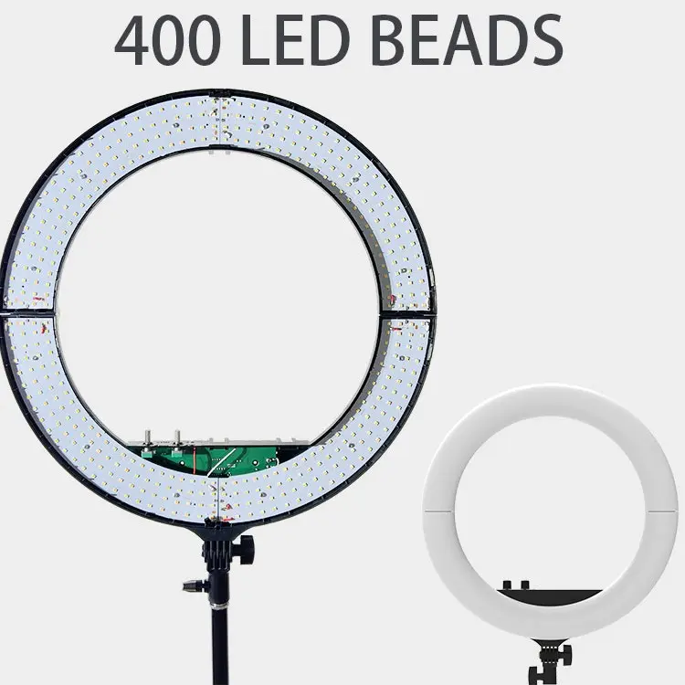 SM206 18 inch foldable ring light led beads