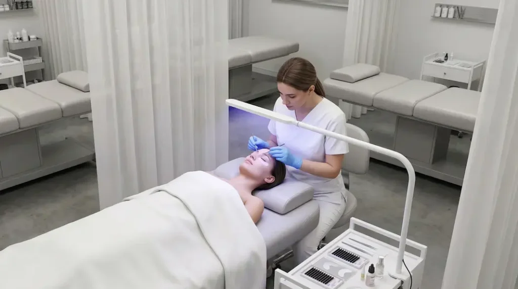 luxury commercial lash salon